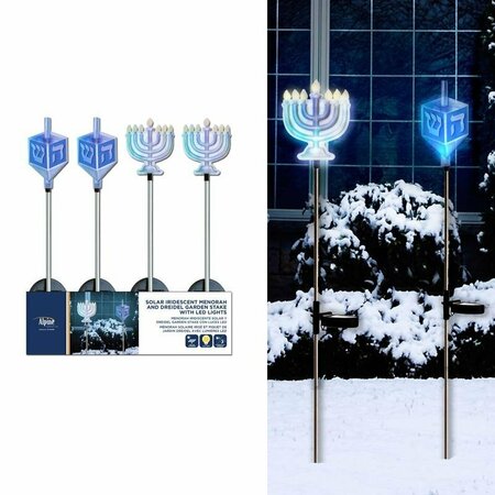 ALPINE MENORAH/DREIDEL STAKE SKY458ABB